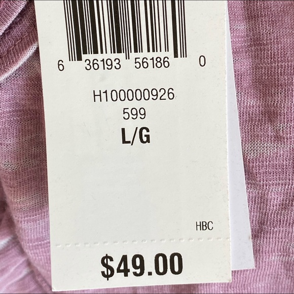 Style & Co // soft, stretch, ruffle sleeve tee - Picture 7 of 7